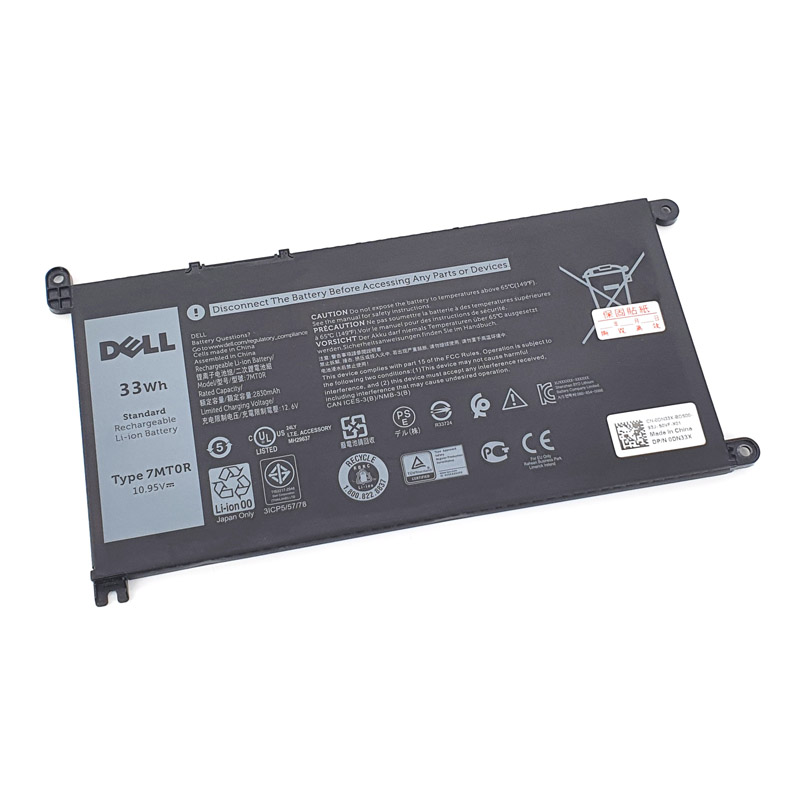 (image for) Original 2830mAh 33Wh 3-Cell Dell 7MT0R 7MTOR Battery