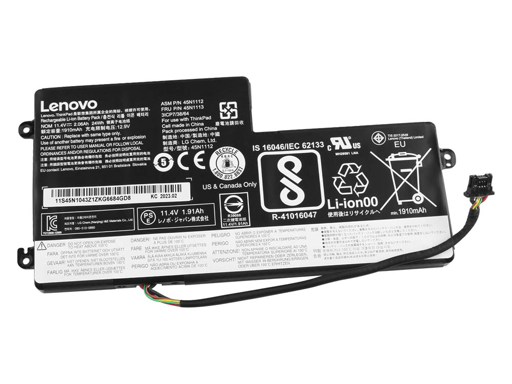 24Wh Original 6-cell Lenovo thinkpad T450 20BU 20BV Battery (image for) 24Wh Original 6-cell Lenovo thinkpad T450 20BU 20BV Battery