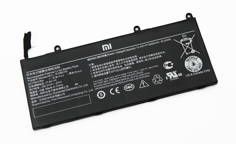(image for) Original 2600mAh 40Wh Battery Xiaomi MI Ruby 15.6